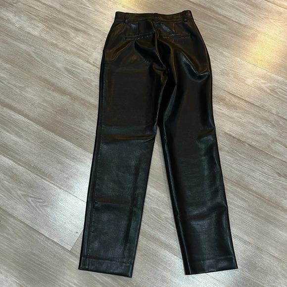 Babaton Command High Waisted Vegan Leather Pant Black - Picture 8 of 9